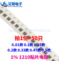 0 01 1 01 0 OO 0 15 OO 2 0 0 33 OO 0 47 OO 5 0 OO 1210 patch resistance 1%