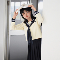 Japanese womens clothing sailor uniform college style excellent students Yuye house Orthodox jk uniform pleated skirt suit spring and summer
