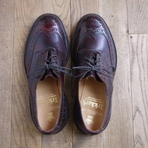 Old Chen recommends regular agent British Trickers low-top Bourton burgundy dress casual shoes