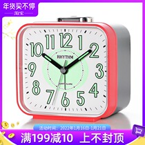 RHYTHM Japan Rita Watch European Childrens Room Mute Quartz Clock Luminous Student Small Alarm Clock CRA629