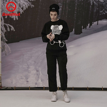 DEVIL NUT Tide brand demon men and women with the same round neck cartoon sweater flu jacket-BFAET-BFAET