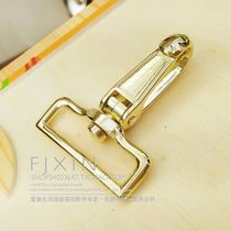 DIY leather hardware luggage accessories light gold hook buckle adhesive hook bag strap buckle 3 8cm board hook