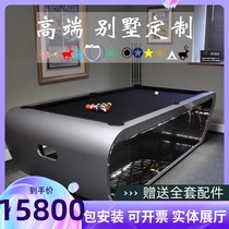 Billiards Table Standard Type Private Custom Profiled American Black Octafloc Nooc Sloke Table Billiard Table table Business