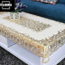 Long 2020 fashionable tea tablecloth folding table European wood coffee table Coffee table new rectangular dining stool tea machine mat 
