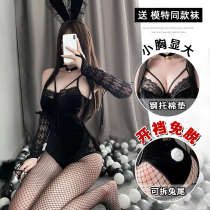 Sexy underwear sexy lace transparent pajamas free teasing uniforms seduction bunny girl bed passion suit