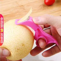 Creative portable fruit peeler Home kitchen department store Small portable apple stainless steel quick peeler