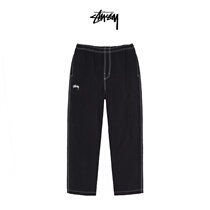 STUSSYlogo embroidery contrast color car line casual trousers autumn and winter