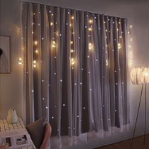 Curtain-free perforated Velcro installation bedroom home girl full shading simple small rental house new 2021