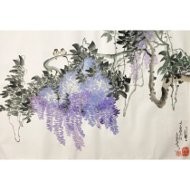 Video viewing goods North Korean flowers and birds Chinese painting auction Peoples Artist Fang Ren-soo spring fragrance collection