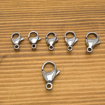 DIY new brand new handmade accessories connection buckle titanium steel stainless steel lobster buckle multi-standard polished item bracelet buckle