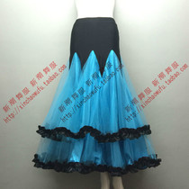 Morden Dance Costume Square Dance Ballroom Ballroom Dancing Latin Dance National Dance National Dancing Half Skirt 2016 Autumn Winter New D39