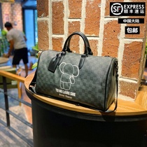 Square hand-held Travel Bag Mens sports fitness bag tide short-distance duffel bag large capacity travel boarding bag