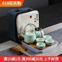 Tiliang jug Ceramics Delivery Elders tea set Small suit See parent gift Single brigade Accompanying Tea Set Cup set of tea set