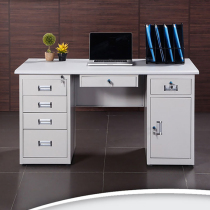 Suzhou Furniture New Manufacturer Straight Modern Teacher Doctors Consultation Desk Staff Desk Writing Desk Sheet Metal Table