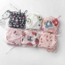 Sexy lace underwear womens mesh fruit strawberry bread pants breathable avocado low waist cotton crotch breifs summer