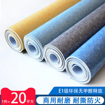 Engineering floor leather thickened ground rubber commercial wear-resistant Plastic Hospital Office cement ground direct paving c