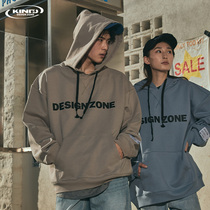 KDZ original hooded sweater mens Spring and Autumn New High Street Tide brand loose versatile couple hoodie trend ins