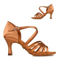 Royal dance Ukds Latin dance shoes Ladies High heel Soft bottom National Mark Dancing Competition Professional Dance Shoes Summer
