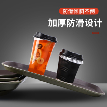 Pallet Rectangular Large Plastic Oversized Commercial Non-slip Tray Round Hotel Restaurant KTV Special Cups Trays