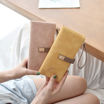 Where elements 2021 Korean new womens long wallet hipster simple large capacity personality versatile hand bag