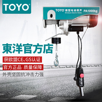 Toyo household small crane mini electric hoist 220V electric hoist Japan