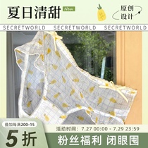 secretworld Summer summer clear sweet net yarn underpants female sweet girl cute pure desire sexy laces can be solved