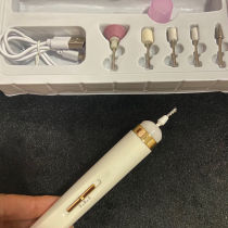 Text Playing Walnut Charging walnut Beating Bottom Clear Slit God Instrumental Wire Brush Head Nanobrush Head Charged with electric brush