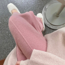 Pregnant Woman Broadlegged Pants Spring Autumn pregnant woman pants Autumn winter Fashion Chauma External Wearing Toabdominal Casual Knit Long Pants Fall