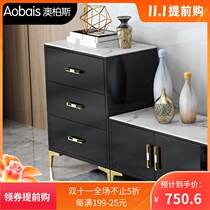 Light luxury chest chest storage cabinet modern simple living room multifunctional two or three bucket side cabinet small locker bedroom cupboard
