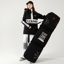 XXXsnow snowboard bag large capacity dry and wet separation double board bag can be shoulder veneer bag without wheel