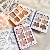 Spot Judydoll Orange Girl Series Diary Eye Shadow Disk Eyeshadow Book Earth Color Flash Film Cement Plate