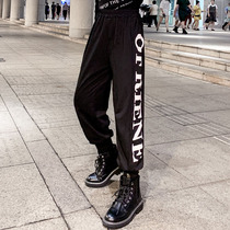 Girls Autumn Pants Childrens Sports Pants 2021 New style Fashion Spring and Autumn Korean Trousers Tide