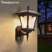 Macro Dile Solar Wall Lamp Home Outdoor Waterproof Solar Lamp Room Exposed Table Lamp Garden Villa Courtyard Lamp