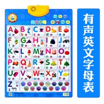 English alphabet 26 English wallchart audiobooks Children toddlers spell early to teach the wallchart baby