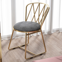 Makeup Chair Mesh Red Ins Light Lavish Teenage Girl Butterfly Backrest Mechia Special Dresser Bedroom Modern Minima Stool