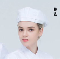 Breathable Korean chefs clothing hat beret male Lady black waiter hat hotel catering work