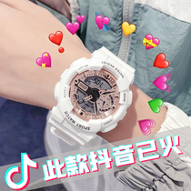 Yang Zi same watch female ins Wind unicorn electronic watch junior high school students simple temperament sports waterproof luminous