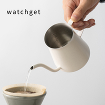 watchget coffee hand punch pot hanging ear gift box method press tea portable mini stainless steel scale pot