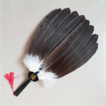 Craft fan Feather fan Goose feather fan Zhuge Liang Kongming fan Tea stove fan Baby pregnant fan Cool fan Prop fan