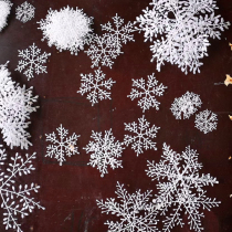 Christmas Decorations Snowflake Christmas Plastic Snowflake Mall Glass Shop Windows Sticker Gift Festival Christmas Tree Pendant