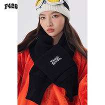 (F426 Official Shop) Guochao Hip Hop Lovers Hip Hop Street Four Color LOGO Sleeves Scarves for men and women