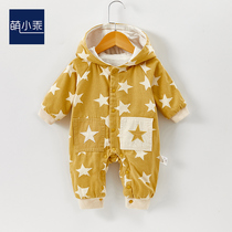 Baby One-piece Clothing Nets Red Spring Autumn Season Newborns Clothes Men and women Baby Khays Long Sleeves Climbing 0-3 June 12