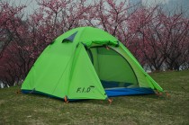 Mountaineering camping manual tent outdoor supplies 2-3 people rainproof double double outdoor camping equipment portable