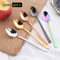 CAMUZ stainless steel 304 apple scraping mud spoon scraping fruit mud spoon baby food with serrated baby planing fruit