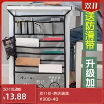 Desk artifact book bag Desk storage bag hanging bag hanging bag high school students large capacity creative Korean desk book book storage bag book standing hanging rack student desk hanging bag creative simple non-slip