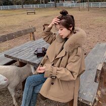 Cotton-padded jacket 2021 new Parker cotton-padded jacket female Korean version of loose short women's winter clothing fashion tooling cotton-padded jacket