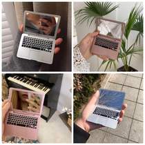 Mirror Mini Carry-on Creativity Notebook Computer Styled Portable Folding Little Cosmetic Mirror