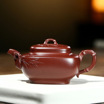 One-price high-tech Wu Xingqi Sifang Yizhu old purple clay 260cc famous authentic handmade purple sand pot g