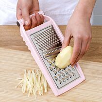 Multifunctional vegetable cutter grater household kitchen radish grater cucumber slicer cutting potato shreds wiping board