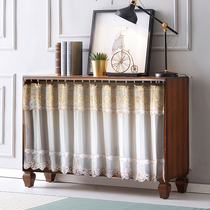 Cloakroom wardrobe dustproof door curtain-free pasting removable push-pull slide rail cabinet holder shielding curtain